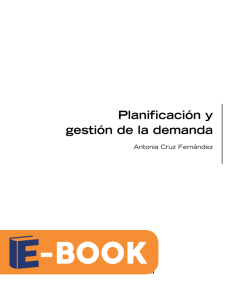 Planificación y gestión de la demanda. COML0210