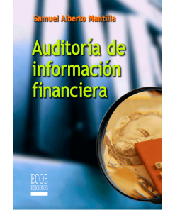 Auditoría de información financiera