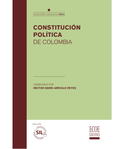 Constitución política de Colombia - 1ra edición