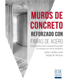 Muros de concreto reforzado con fibras de acero - 1ra edición