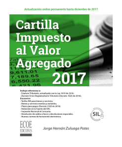Cartilla Impuesto al Valor Agregado 2017 - 1ra edición