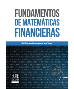 Fundamentos de matemáticas financieras - 1ra edición