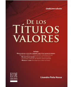 De los títulos valores - 11va edición